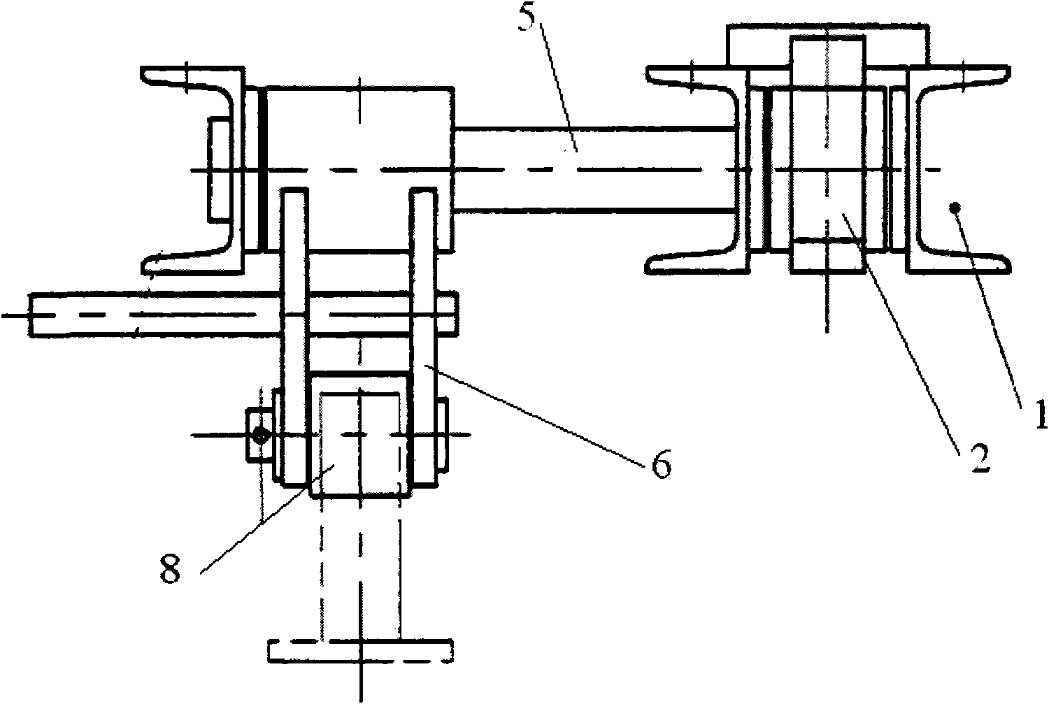 Automatic hooking and unhooking device for steaming trolley