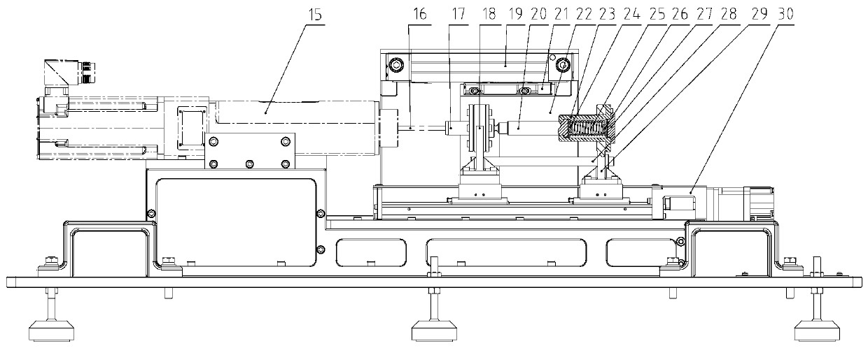 A high-precision ultra-high pressure liquid phase simulation load accumulation error test platform