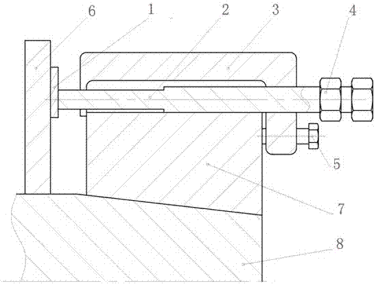 A thermal sleeve positioning device for motor test gears