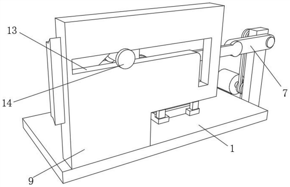 Vacuum package flattening device for quick-frozen food processing