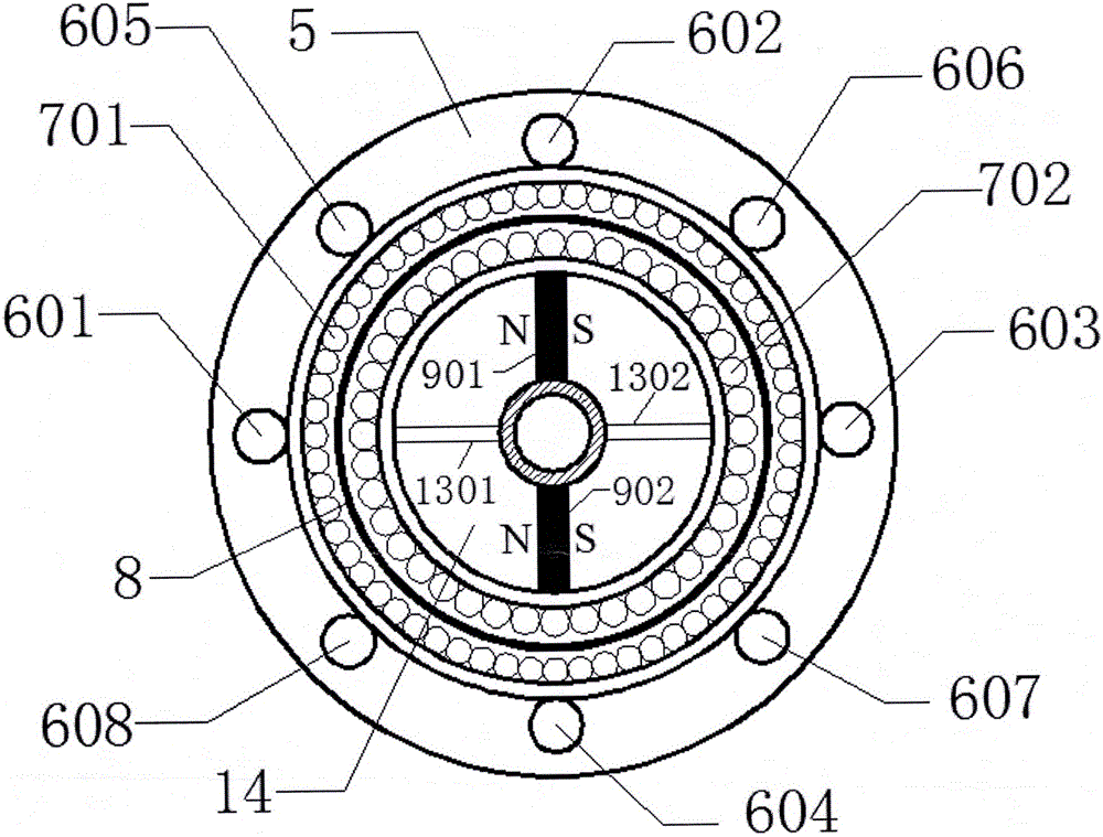 Novel integrated alternating current servo techogenerator set