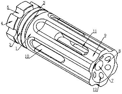 Special multi-position output control structure for liquid flow