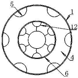 Special multi-position output control structure for liquid flow