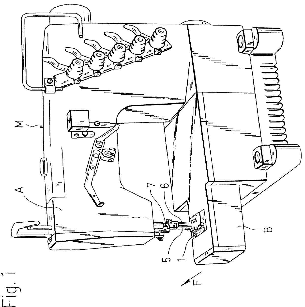 Method and apparatus for preventing a seam from raveling in double chain stitch sewing machine