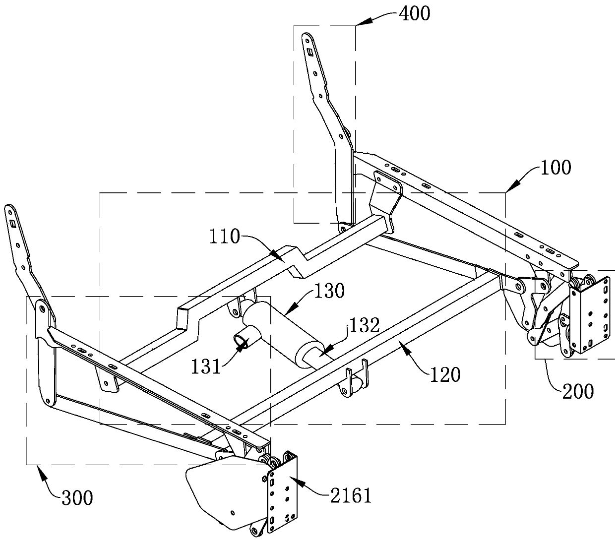 Electric mechanical stretching device