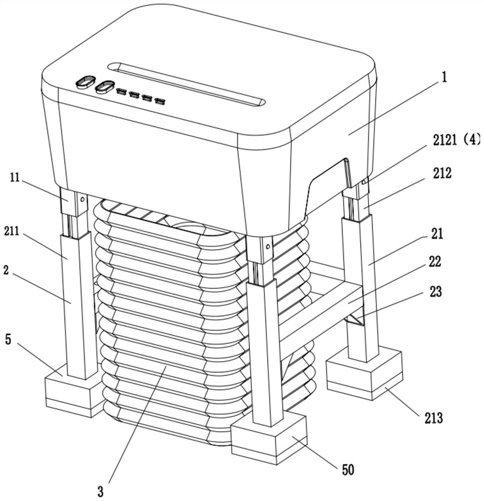 Paper shredder convenient to store and transport