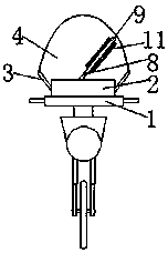 Motorcycle windshield