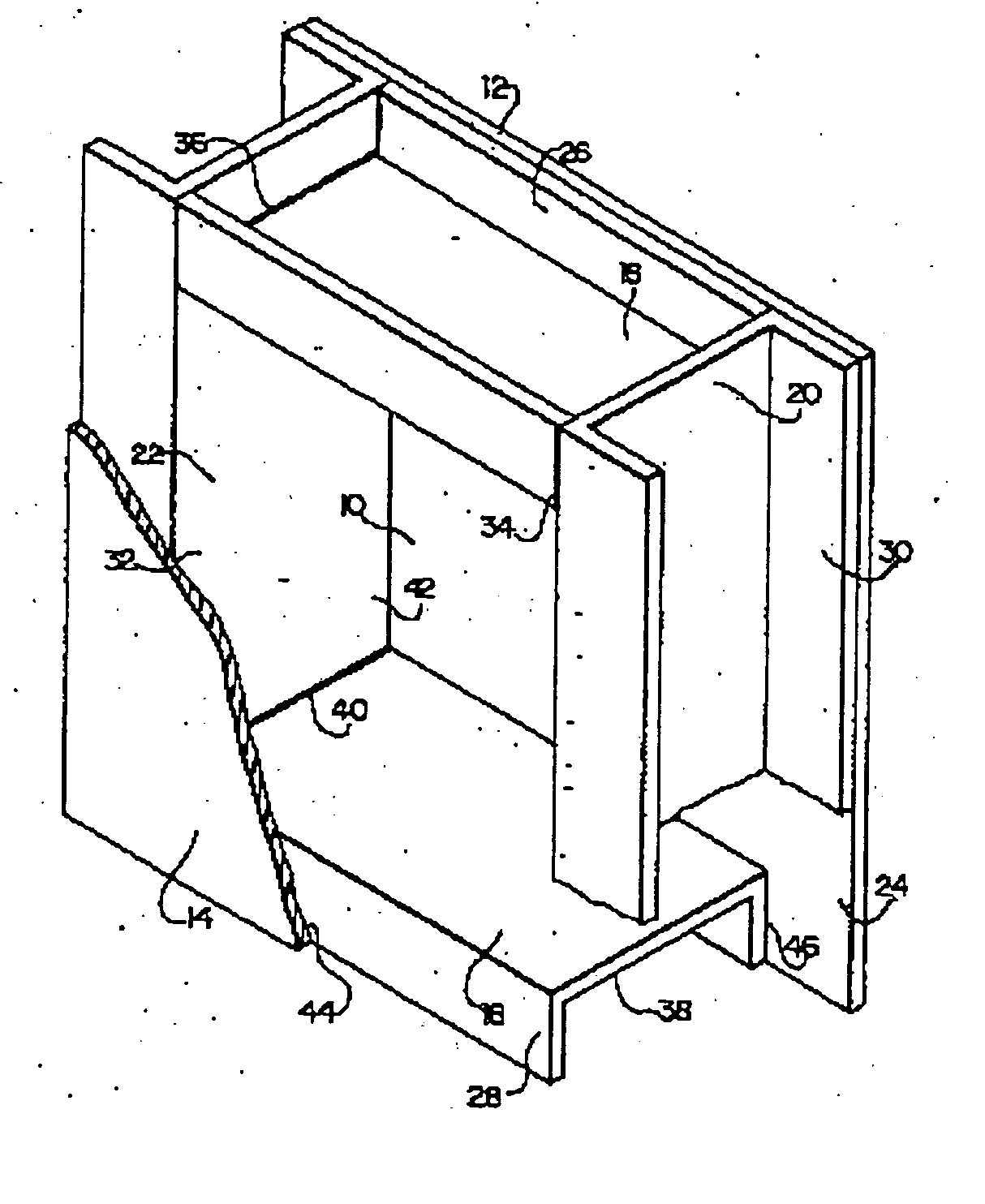 Structure for multiple-effect distillation using tubes or plates