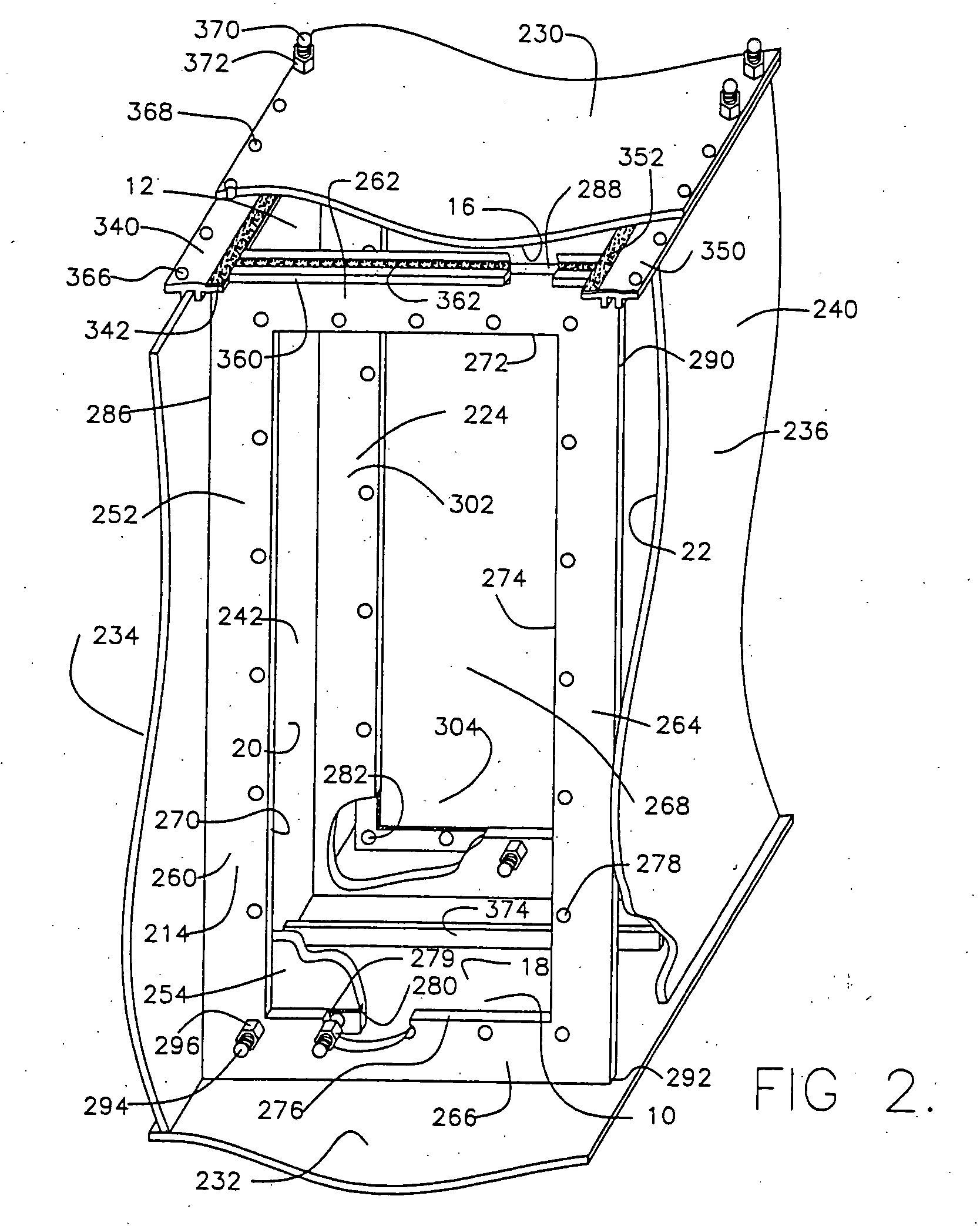 Structure for multiple-effect distillation using tubes or plates