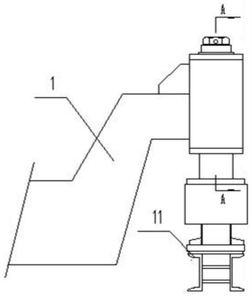 Lifting mechanism for taphole machine