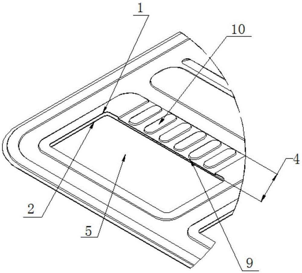 Bipolar plate for fuel cell