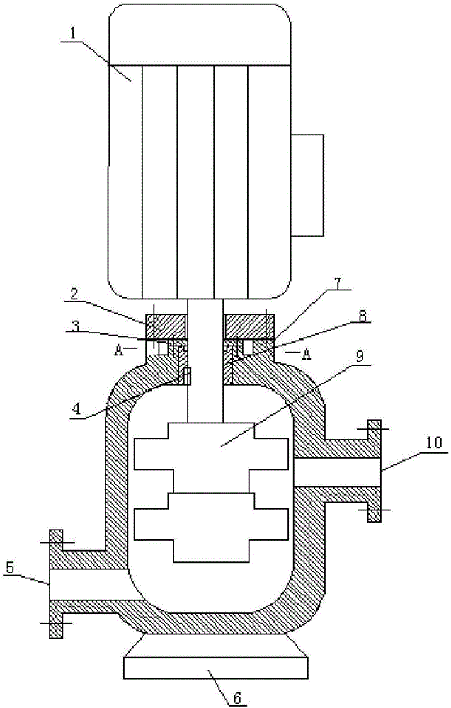 D-type multistage pump for water drainage of urban road