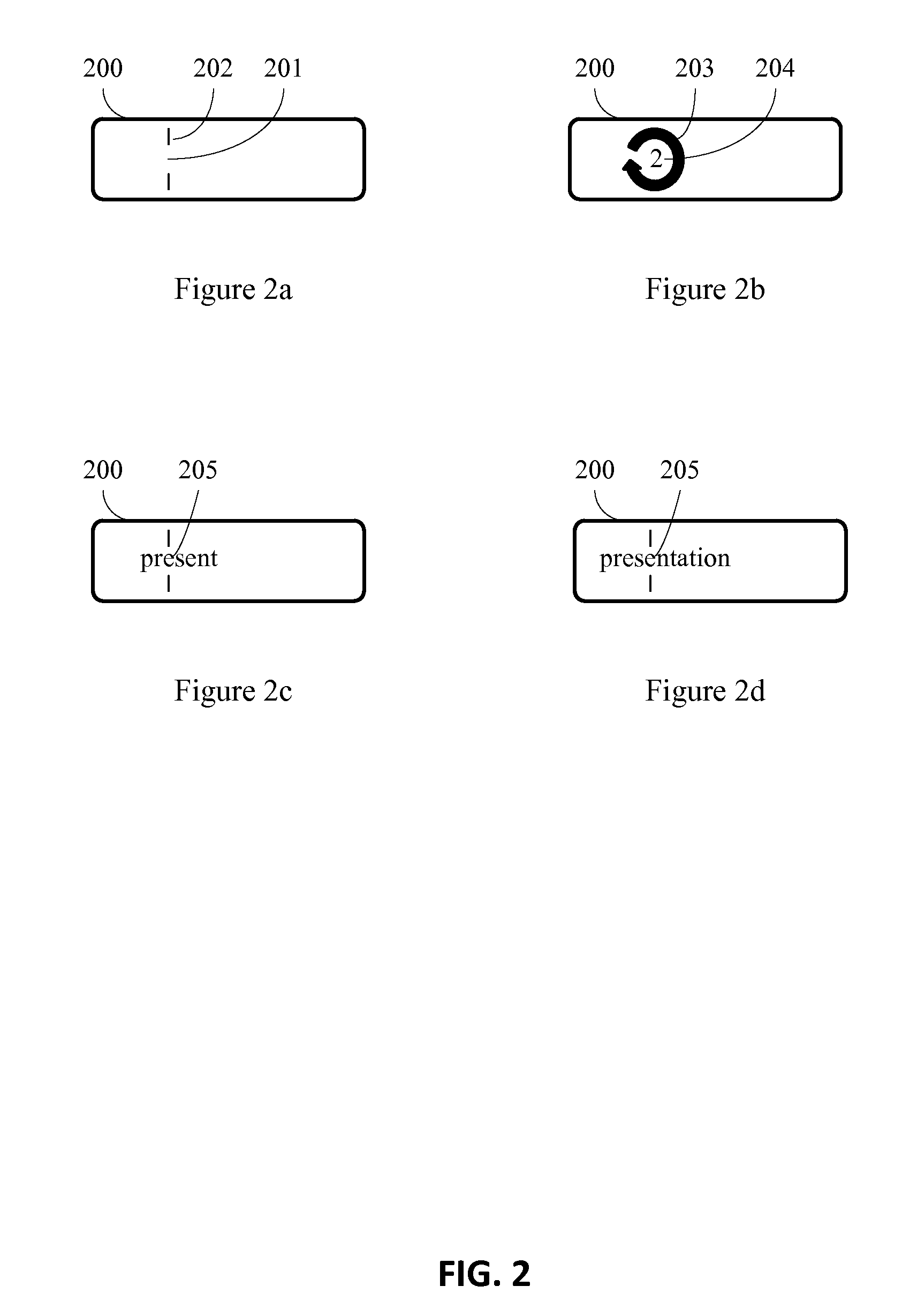 Serial text display for optimal recognition apparatus and method