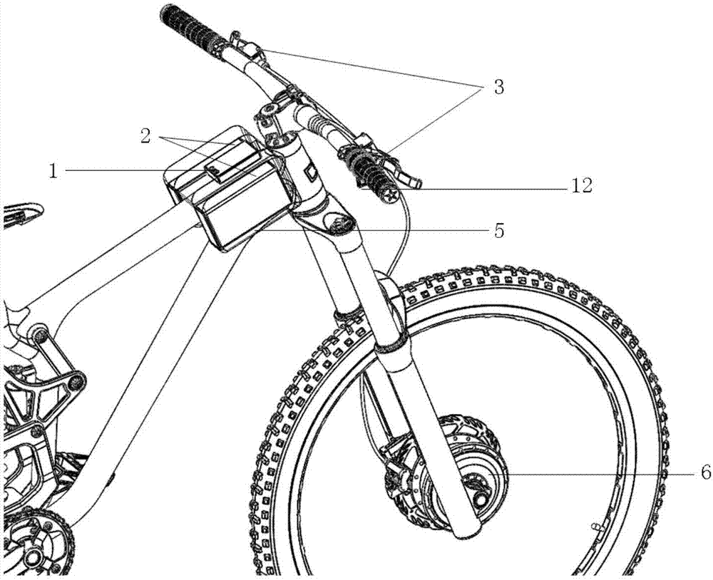 Power refitting kit for lightweight bicycle and refitting control method of lightweight bicycle