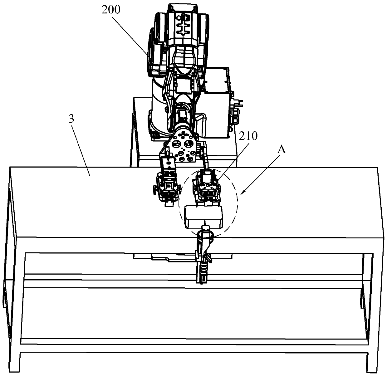 Robot movement plane calibration system and method