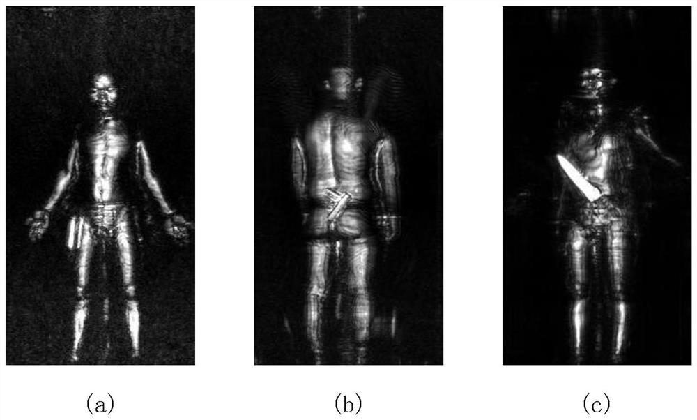 Terahertz image target recognition method based on deep learning and rpca