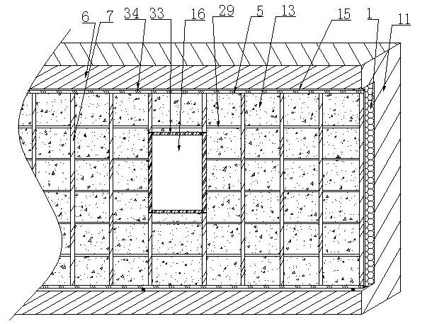 Composite armored thermal insulation wall of foamed concrete and construction method thereof