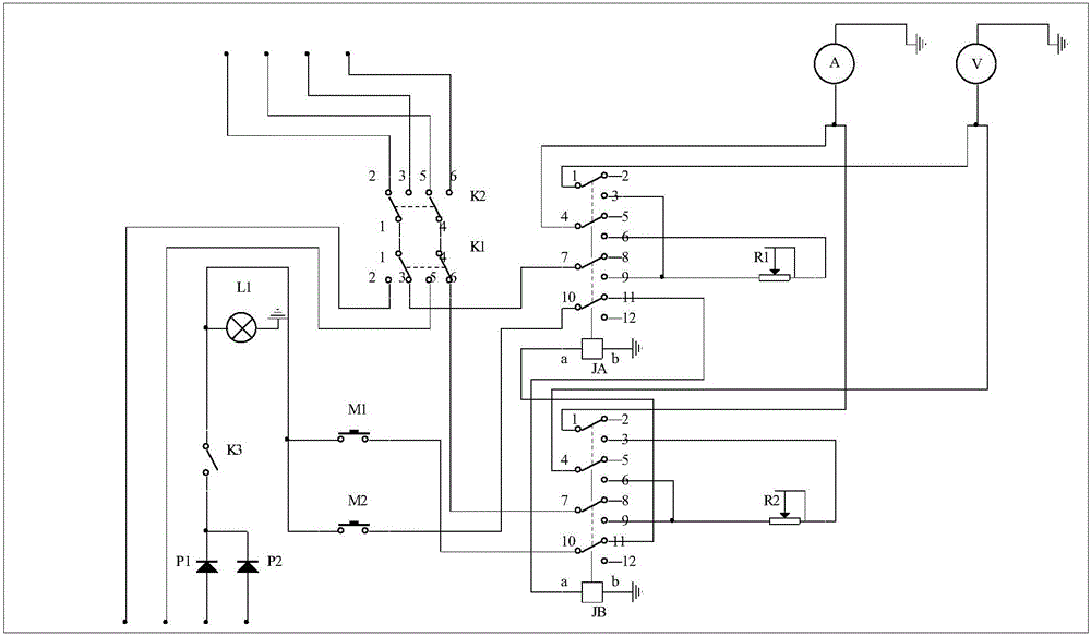 Detection circuit for helicopter alternating current power supply system