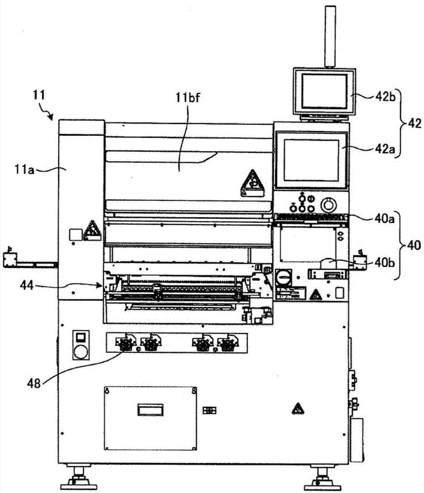 Electronic component installation apparatus and electronic component installation method