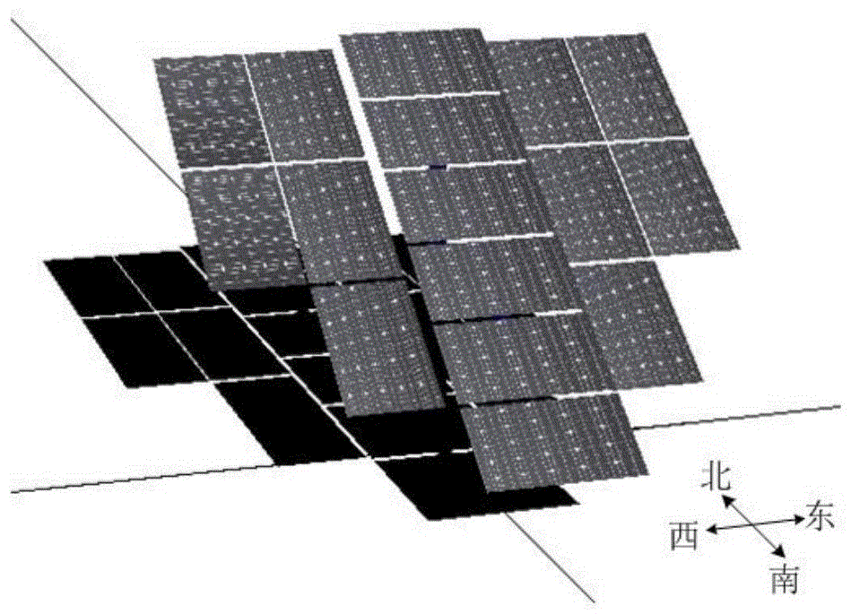 Array arrangement method of tracking photovoltaic equipment