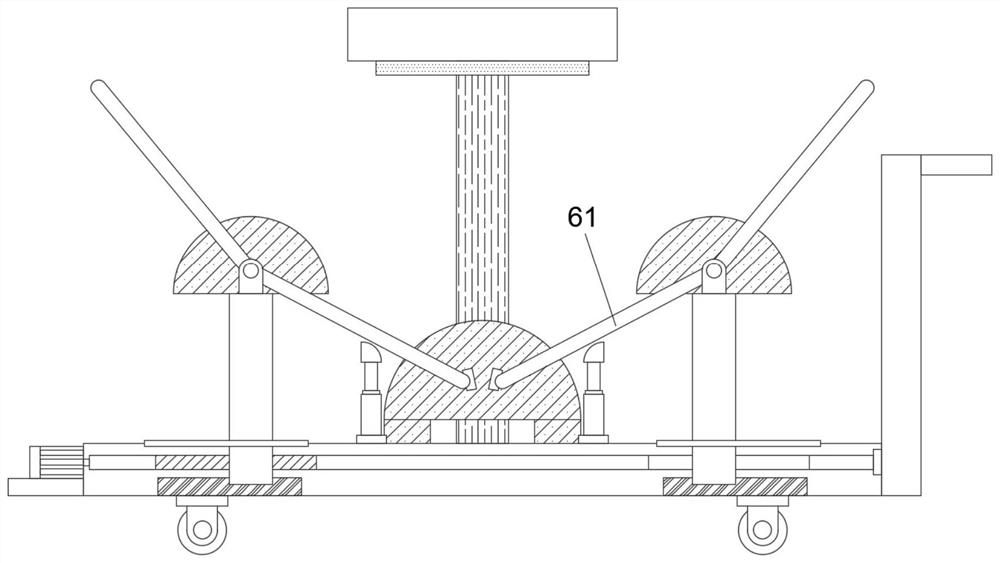 Anti-rolling carrying device for BOPP film rolls