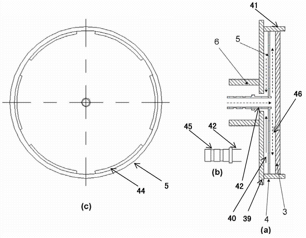 Special multifunctional ion plating gun having compact structure