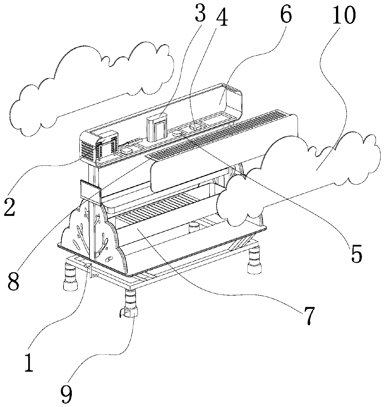Interactive desk and interactive method thereof