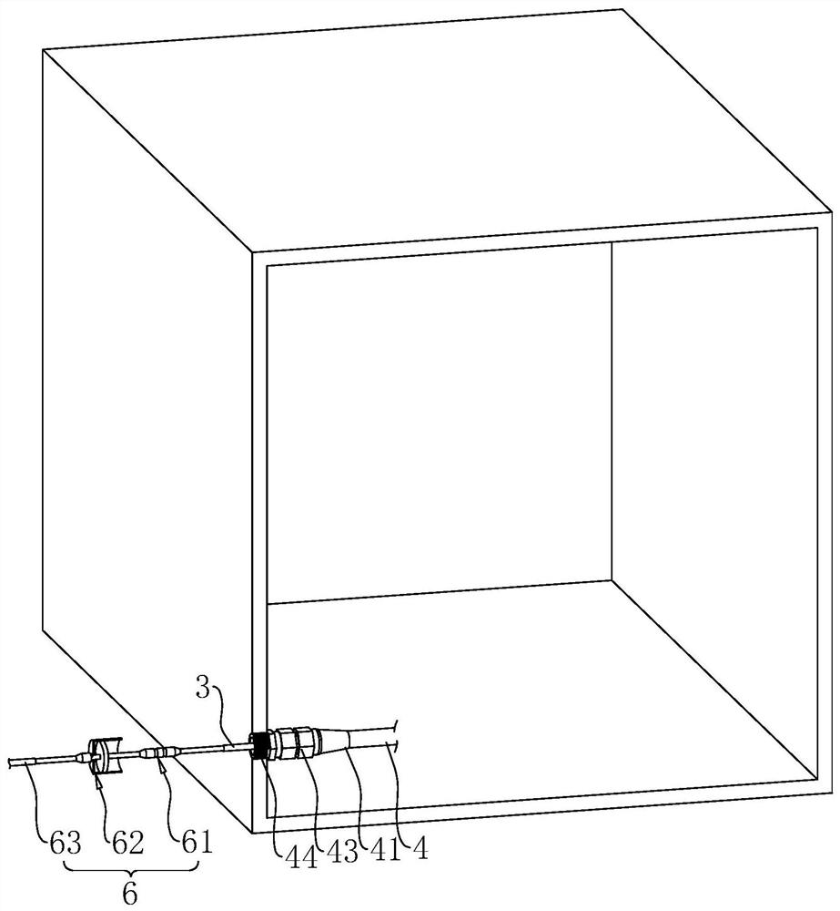 Protection device for monkey self-administration pre-embedded pipeline