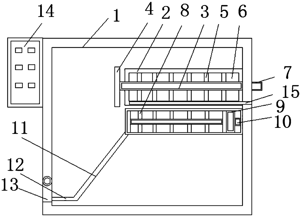 Intelligent medicine fetching and lifting device for pharmacies