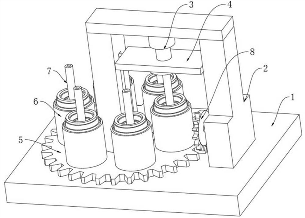 Anti-deformation device for sealing ring assembly and using method