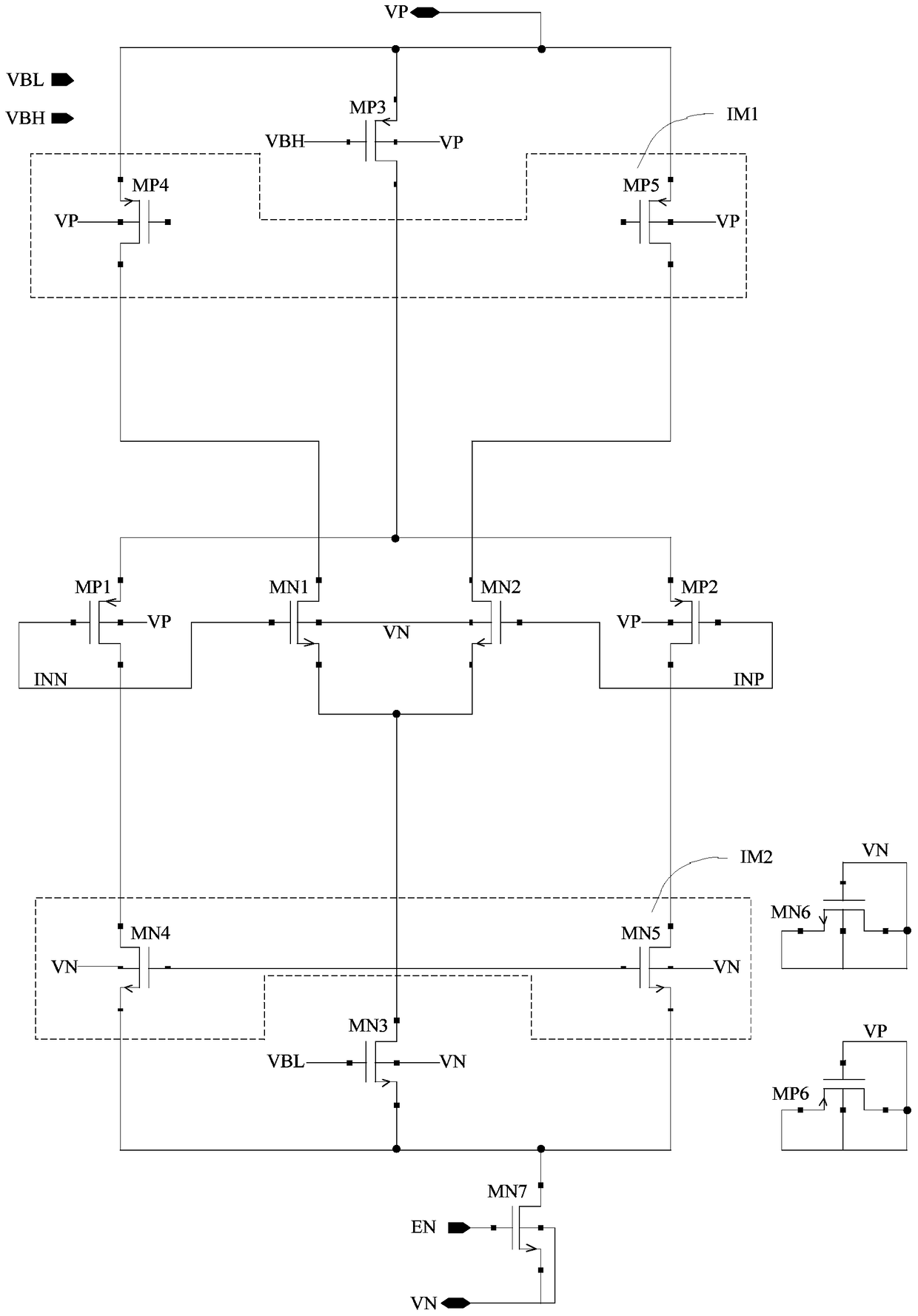 Display panel, source driver and operational amplifier