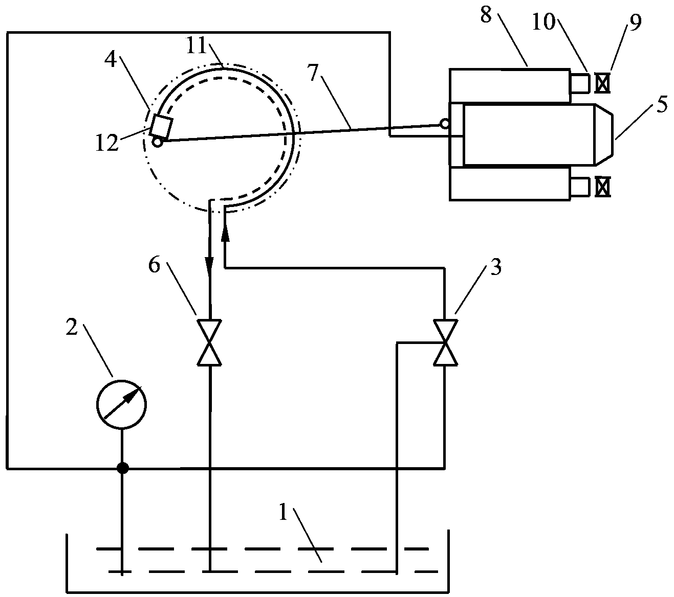 Active control mechanism for broadening lean burn flameout boundary of combustion chamber of heavy duty gas turbine