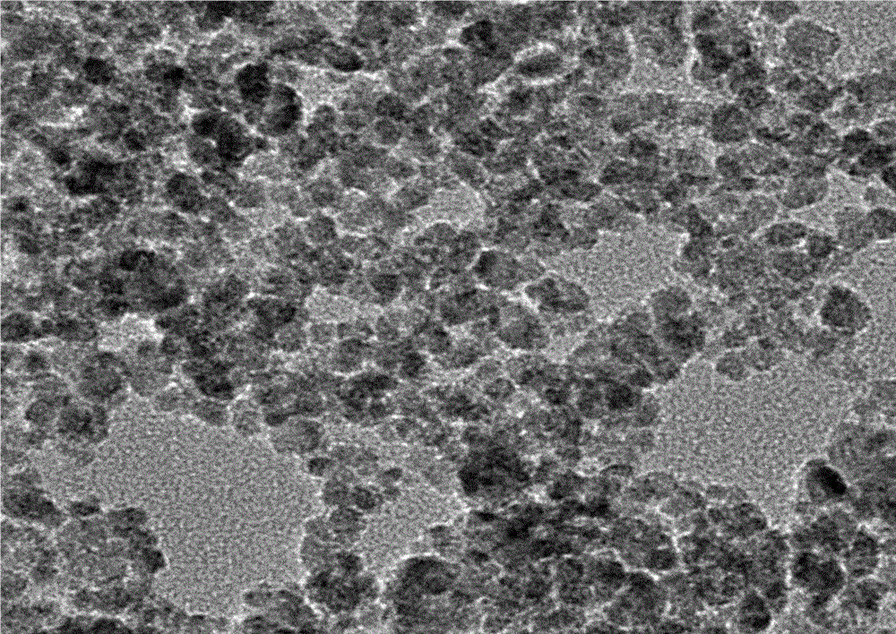 Method for preparing nanoscale graphene doped tin antimony oxide thermal insulation dispersion liquid