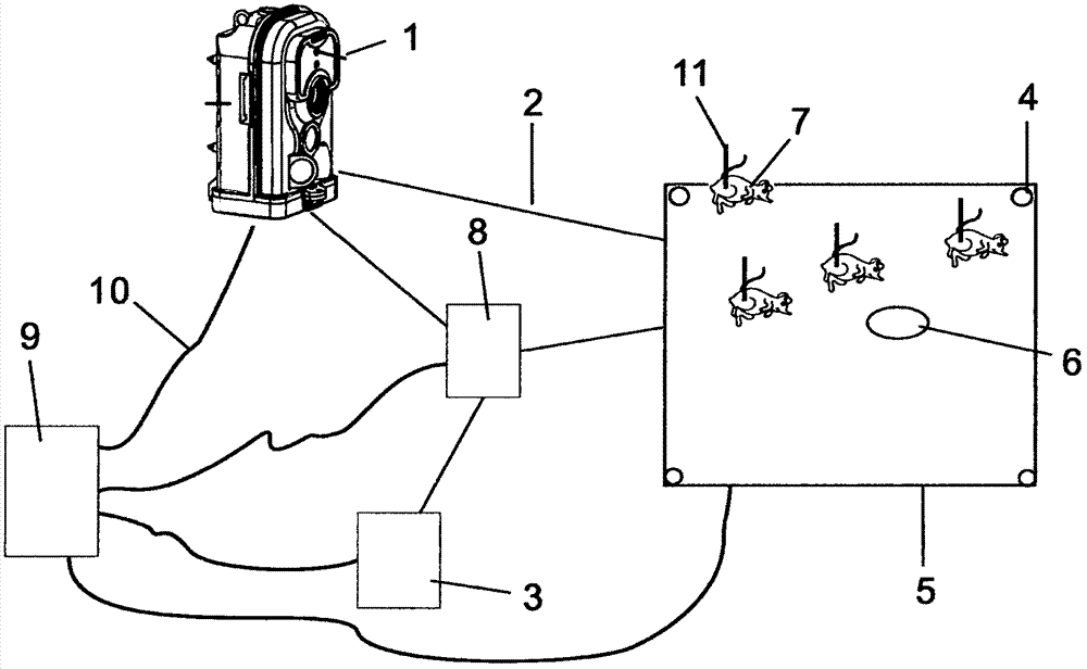 Device and method for combining mark recapture with animal behavior surveillance