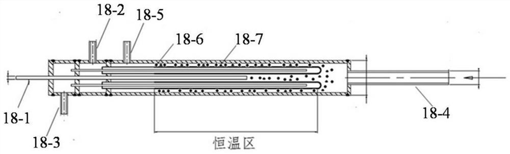 High-concentration tritium water treatment device