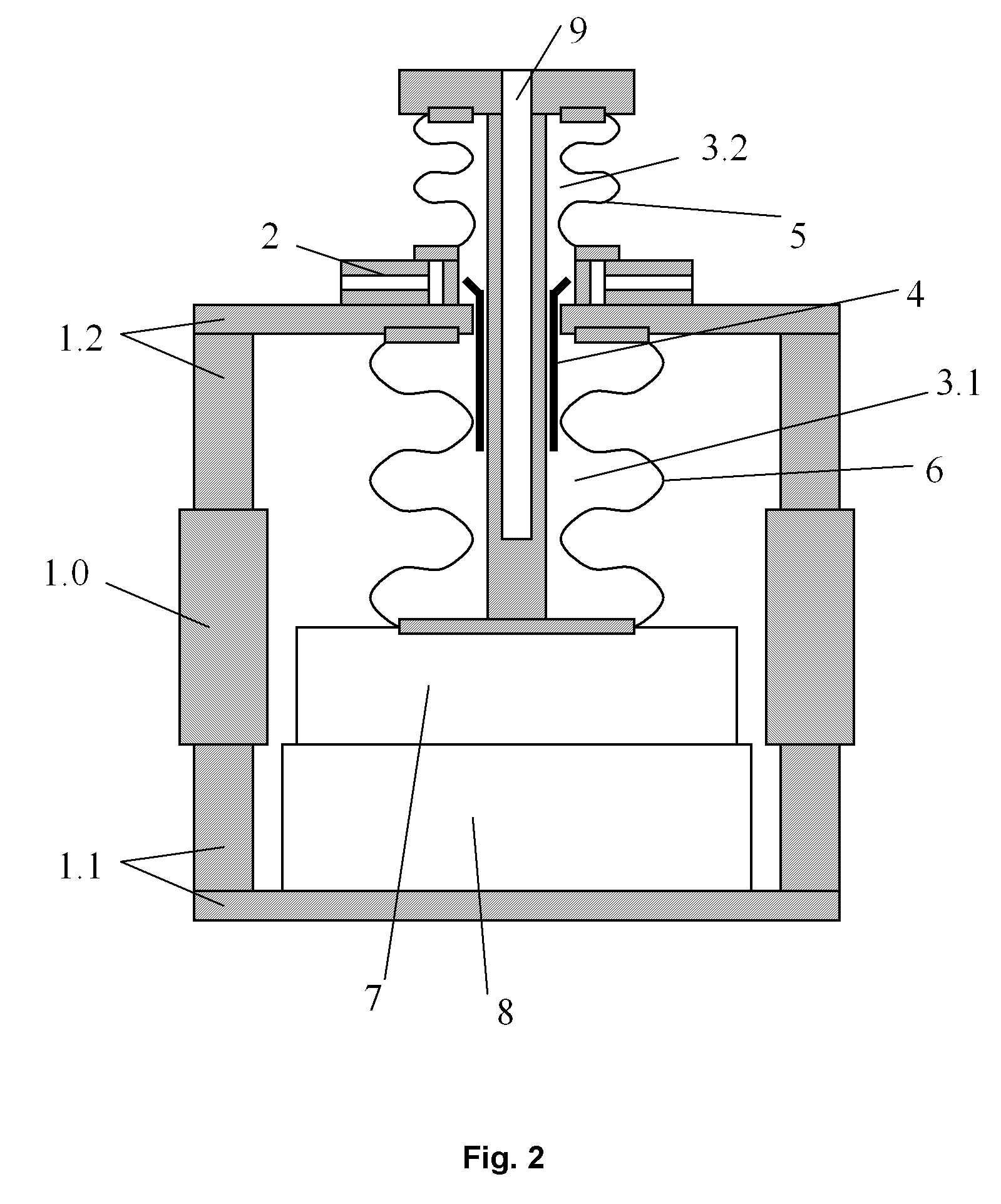 Cooling system for a variable vacuum capacitor
