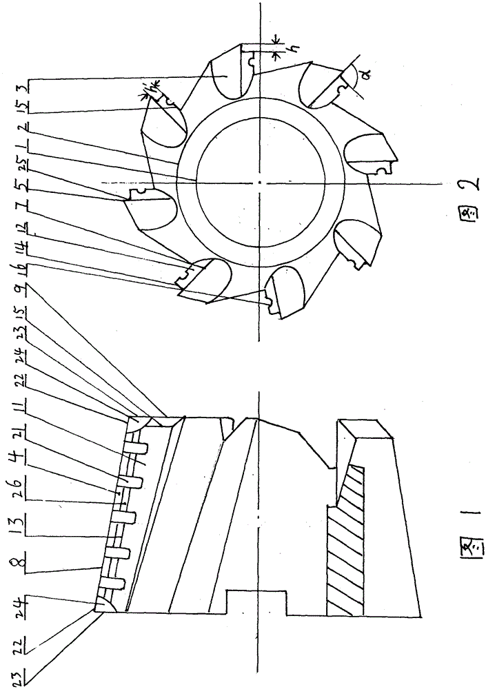 A compound milling cutter