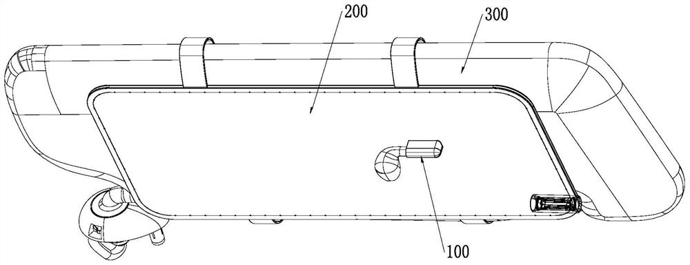 Vehicle-mounted earphone and magnetic sleeve assembly thereof