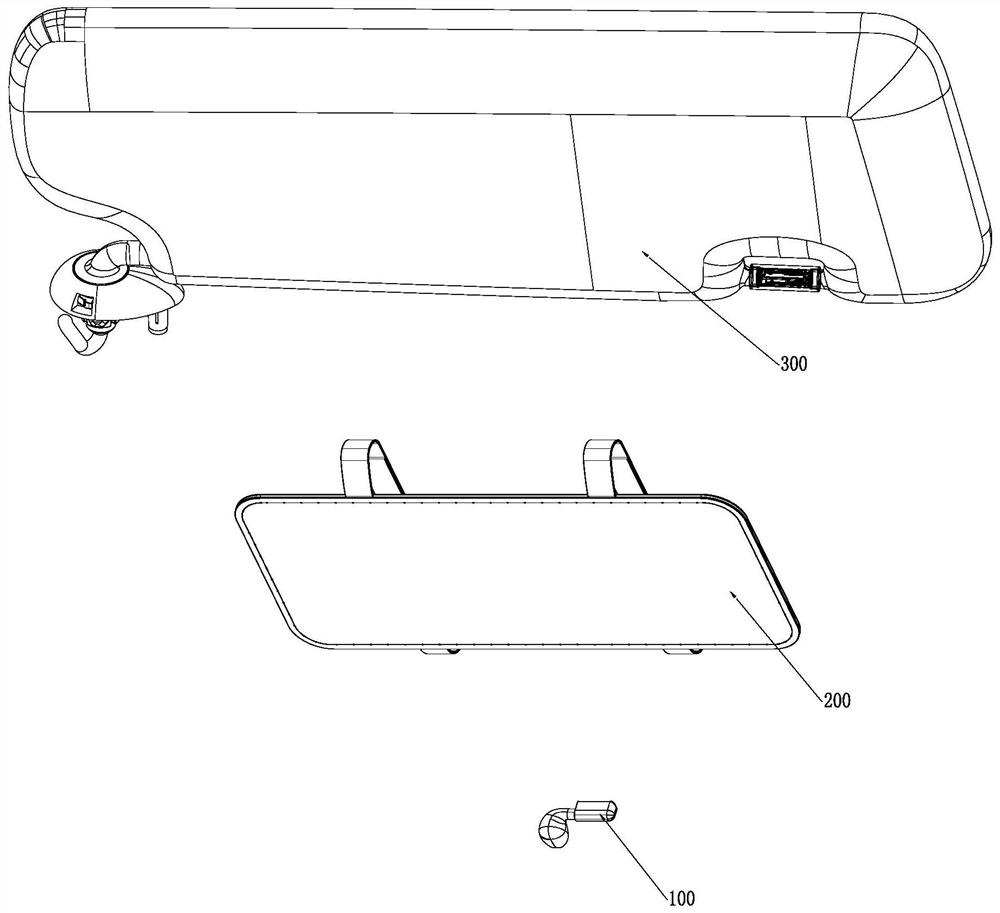 Vehicle-mounted earphone and magnetic sleeve assembly thereof