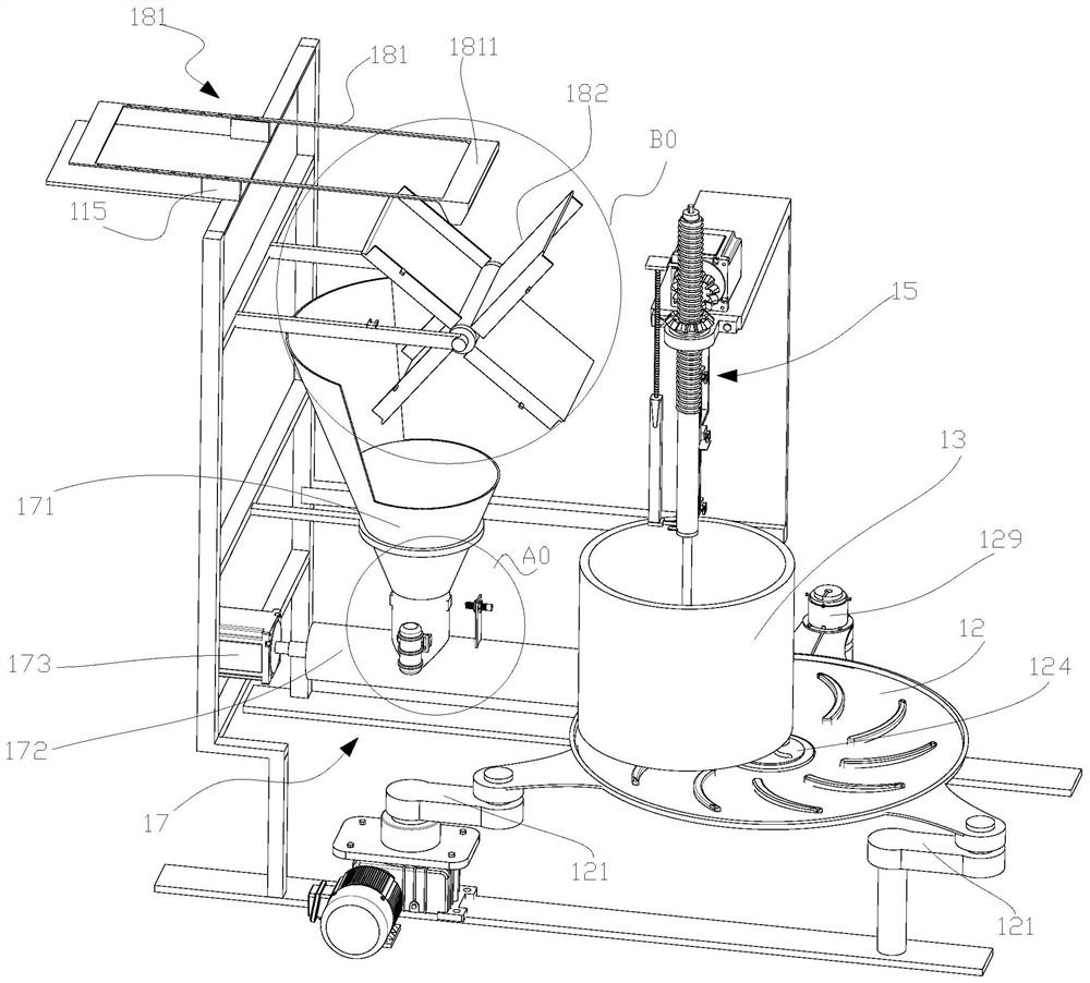 A kind of tea kneading machine and tea kneading system