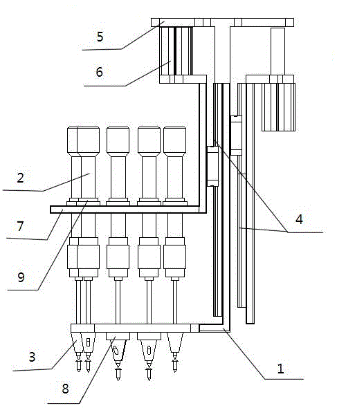 Automatic screw driving device with vibration disc discharging mechanism