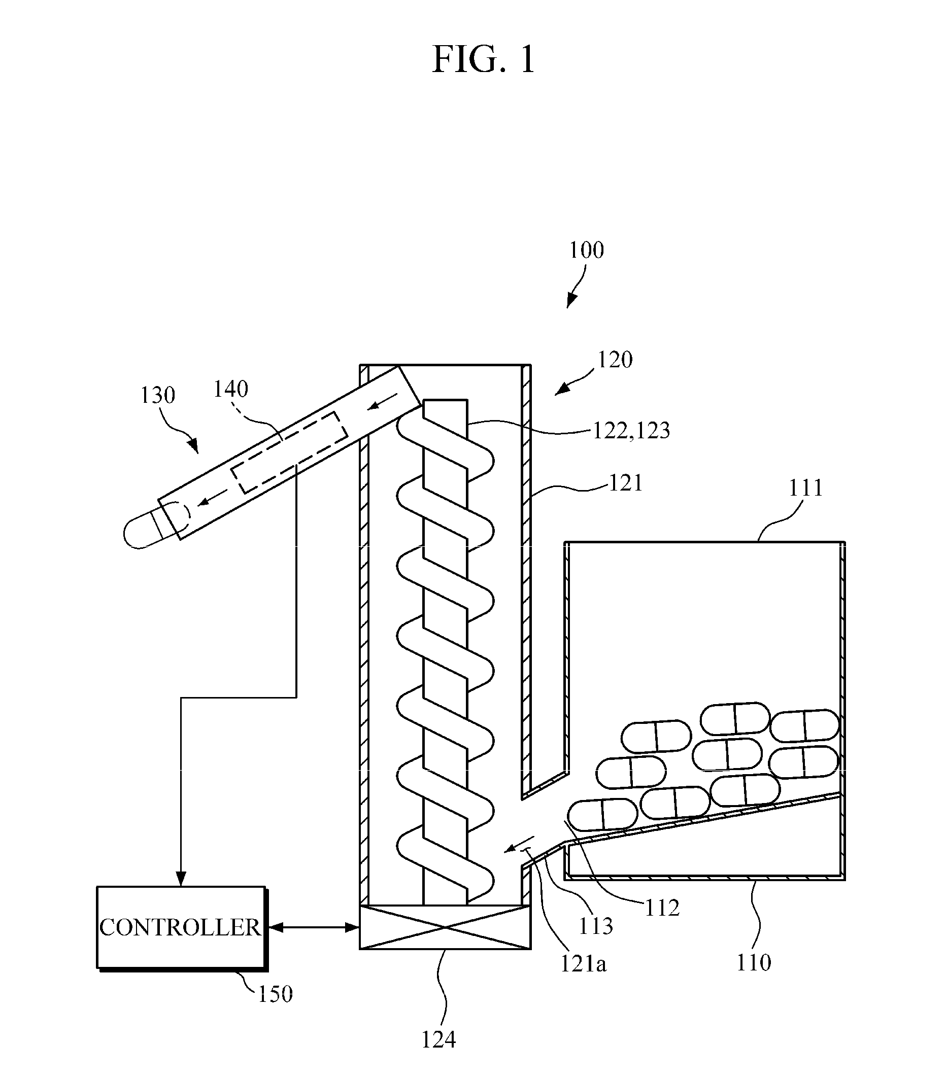 Atypical pill dispensing apparatus