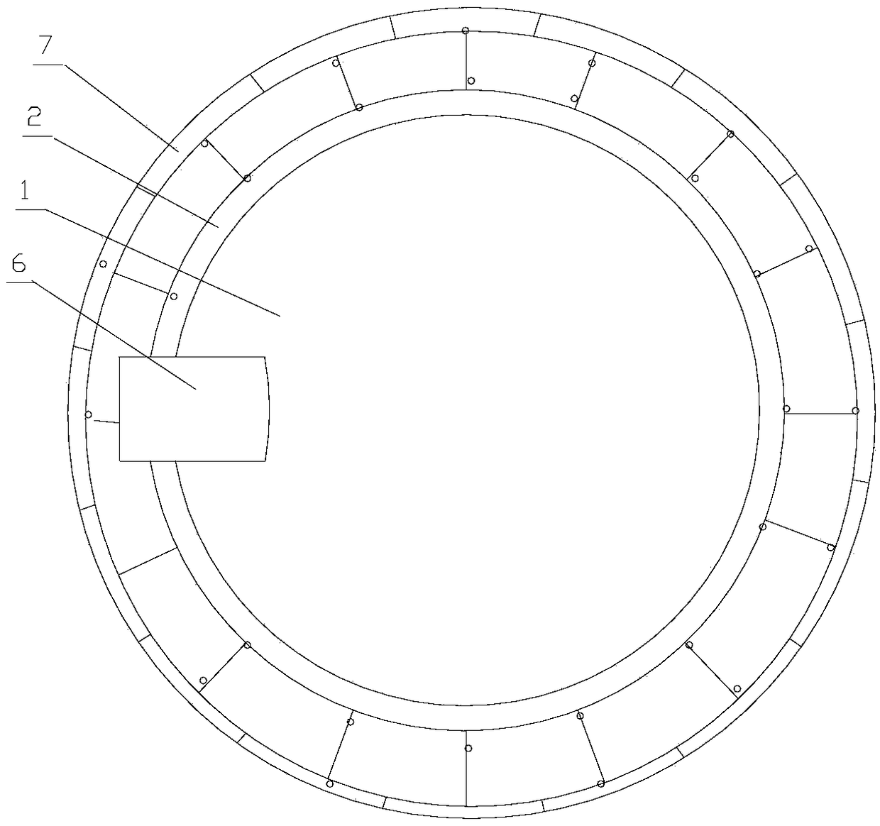 Fresh water resource pool device on sea water surface and installation method