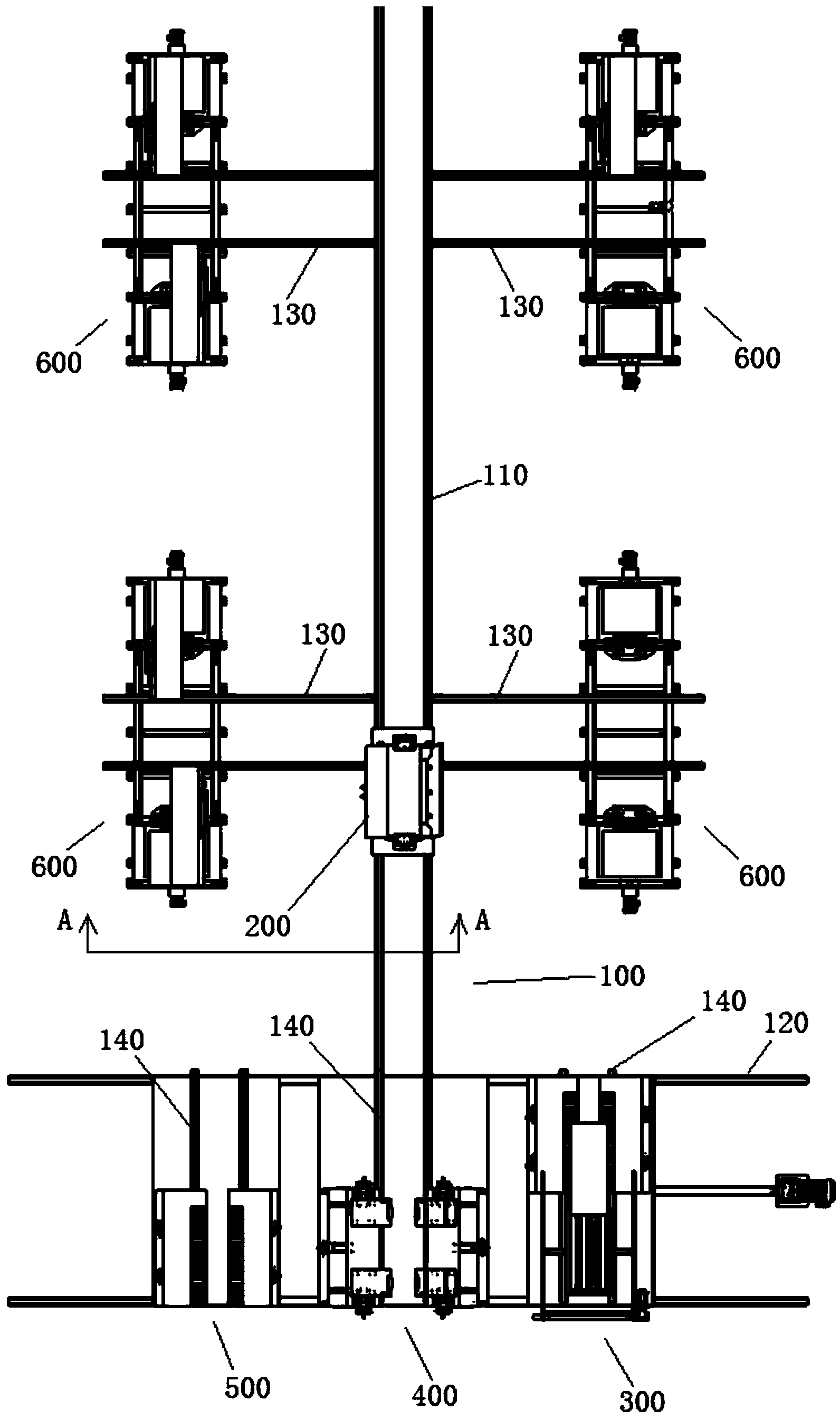 Middle trough welding system