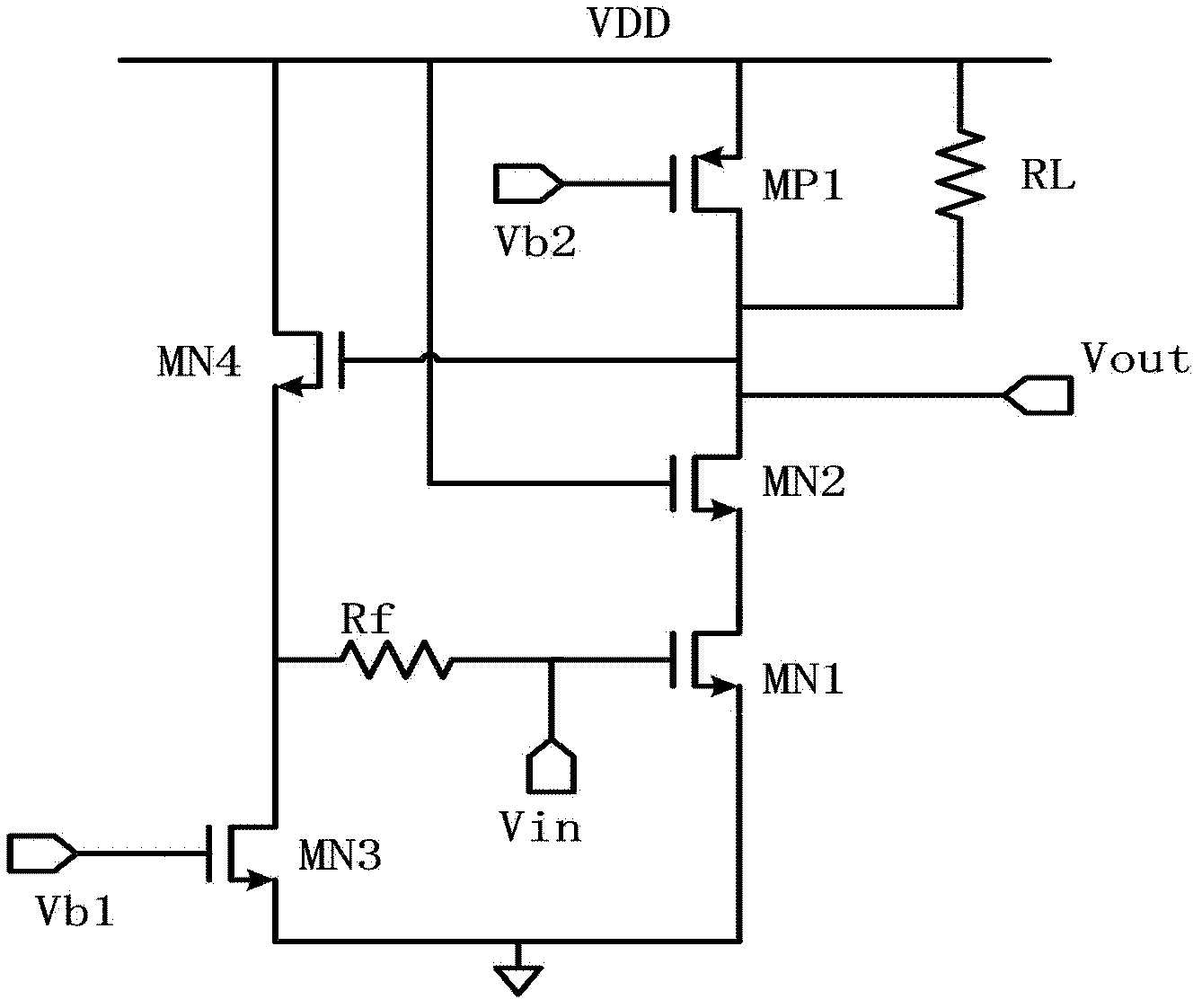 Radio-frequency ultra-wideband low-noise amplifier based on inductance compensation