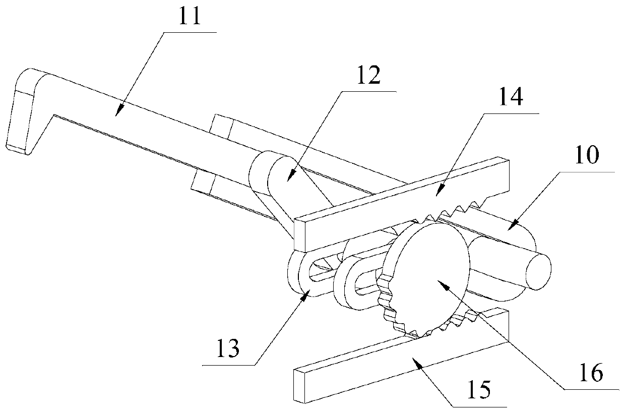 An intermittent conveying device