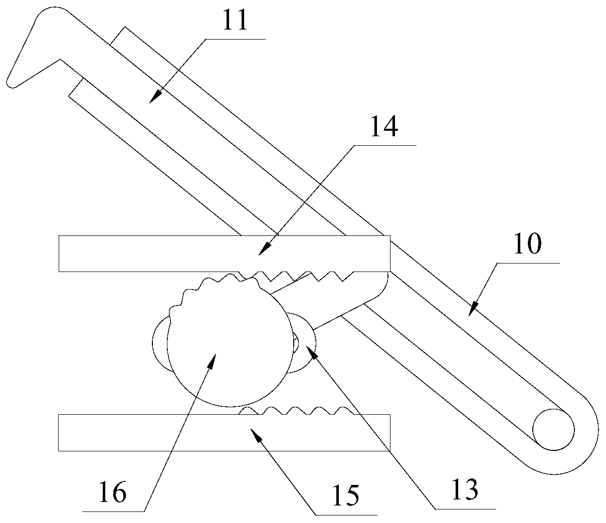 An intermittent conveying device