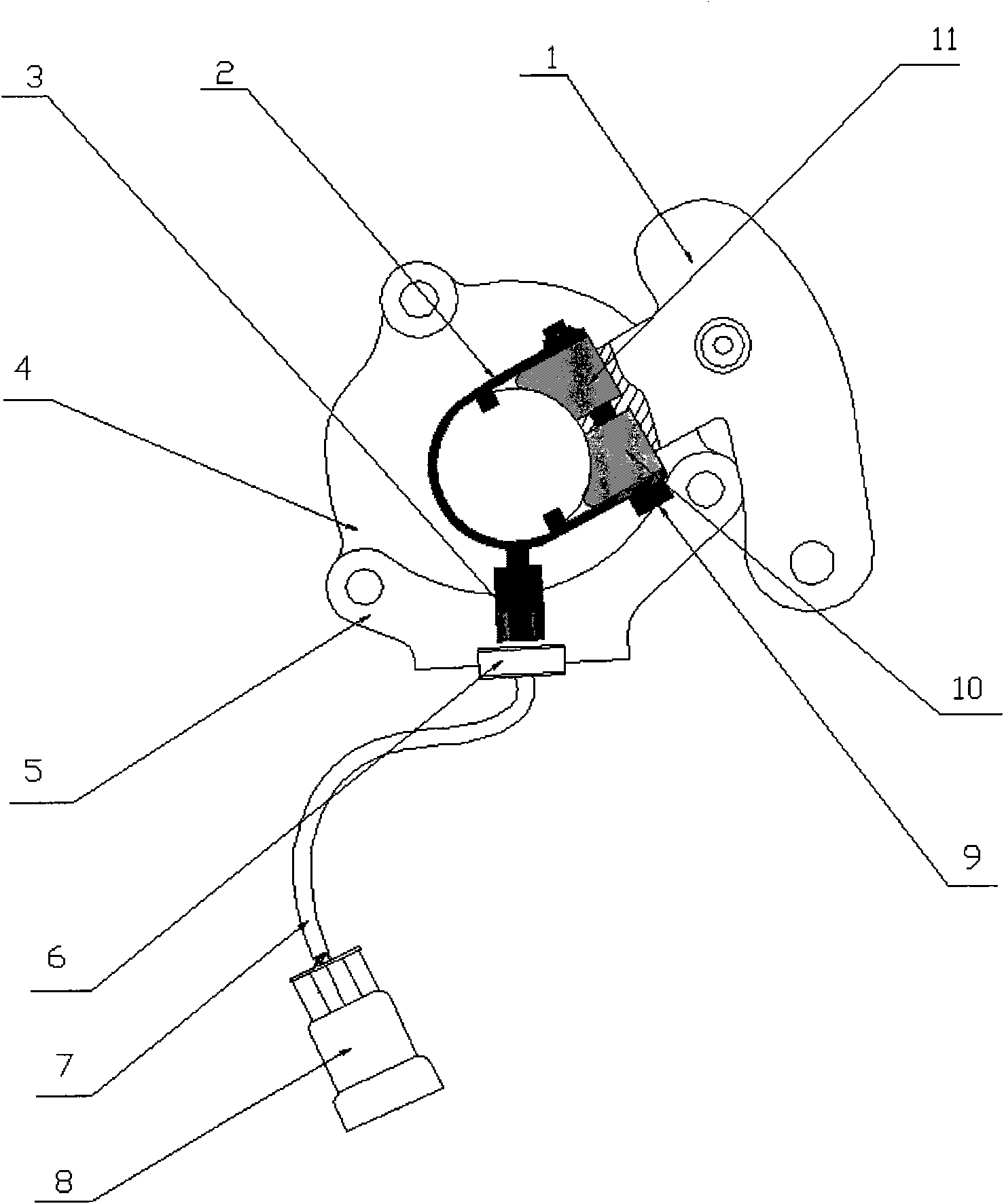 Vehicle manual gearing transmission neutral switch