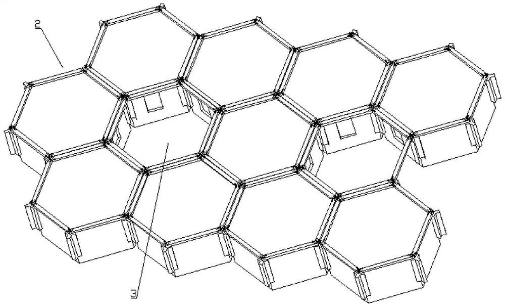 Honeycomb building easy to install