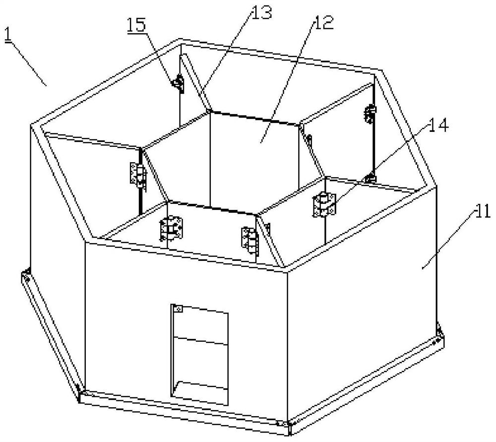 Honeycomb building easy to install